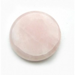 Scheibe Rosenquarz 3 cm