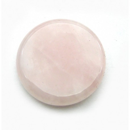 Scheibe Rosenquarz 3 cm