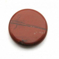 Scheibe Jaspis rot 3 cm