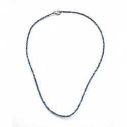 Kugel-Kette Lapislazuli AB facettiert 2 mm 45 cm lang