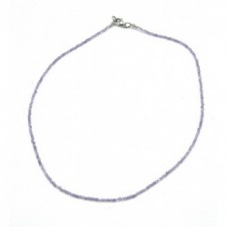 Kugel-Kette Amethyst facettiert 2 mm 45 cm lang