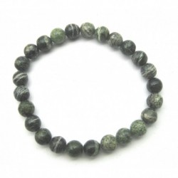 Kugel-Armband Serpentin Silberauge 8 mm
