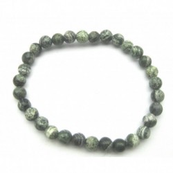 Kugel-Armband Serpentin Silberauge 6 mm