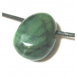 Tropfen gebohrt Budstone (Grünschiefer) L