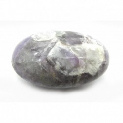 Trommelstein Amethystquarz B mit Klüften 4 - 6 cm