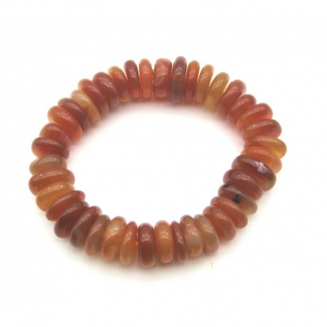Scheiben-Armband Carneol (erhitzt)