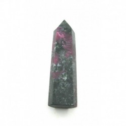 Spitze poliert Fuchsit mit Rubin 9 cm