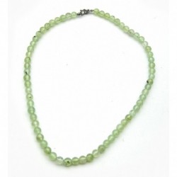 Kugel-Kette Prehnit 6 mm 45 cm lang
