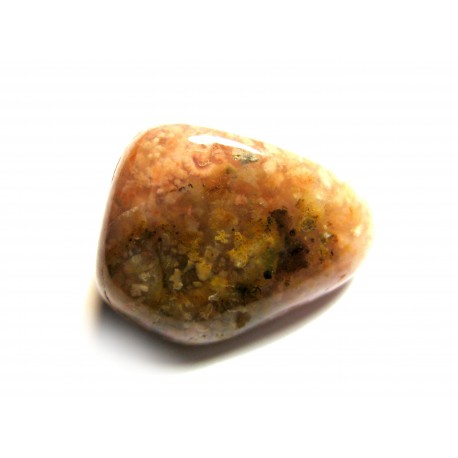 Trommelstein Moosachat rosa 100 g