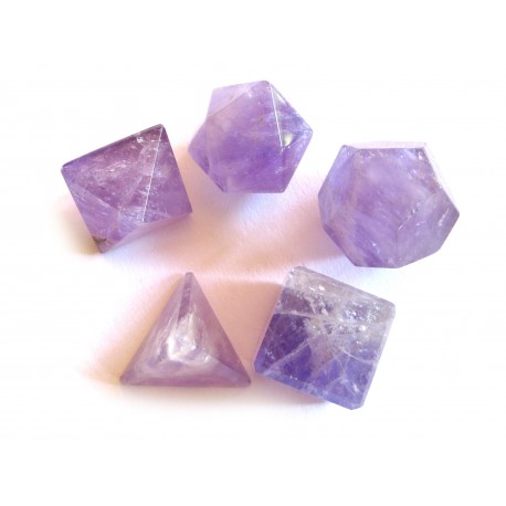 Platonische Körper Amethyst 2 cm