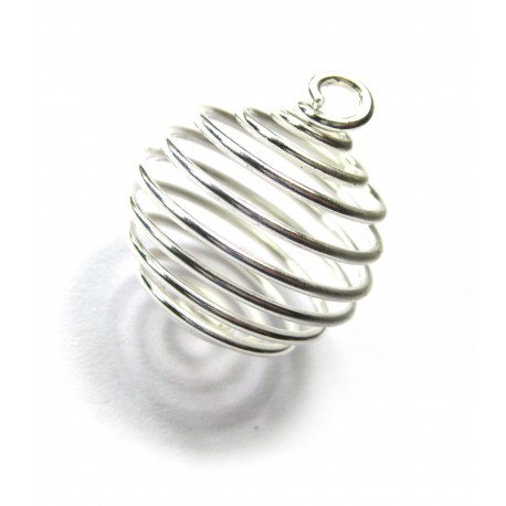 Metall-Spirale mini 1,2 cm silberfarben VE 50 Stück