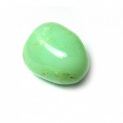 Trommelstein Opal hellgrün 1 Stück