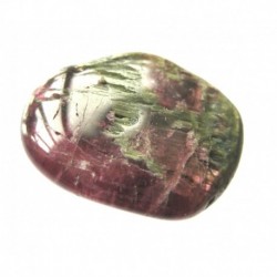 Trommelstein Turmalin rot/grün A 1 Stück