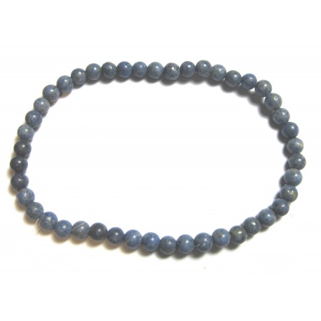 Kugel-Armband Dumortieritquarz 4 mm