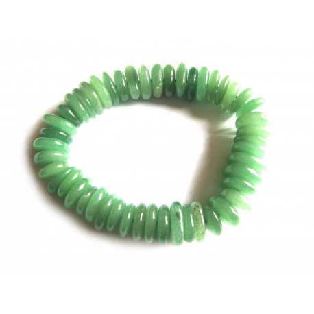 Scheiben-Armband Aventurinquarz grün