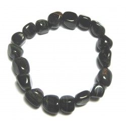 Nugget-Armband klein Falkenauge