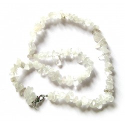 Splitterkette Bergkristall 45 cm