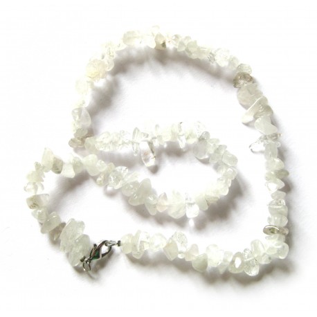 Splitterkette Bergkristall 45 cm