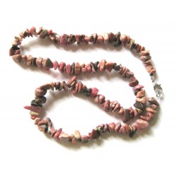 Splitterkette Rhodonit 45 cm