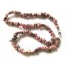 Splitterkette Rhodonit 45 cm