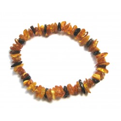 Armband Bernstein Splitter bunt 19 cm (teils erhitzt)
