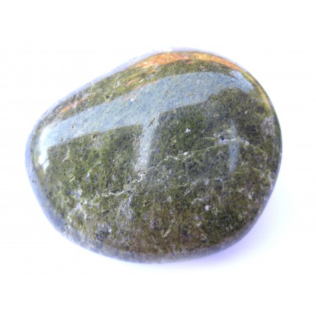 Trommelstein Epidot-Quarz-Fels 100 g