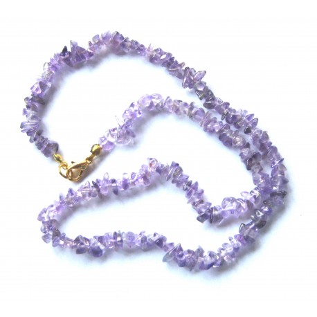 Splitterkette Amethyst 45 cm