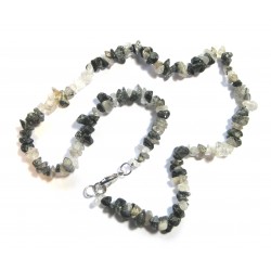 Splitterkette Turmalinquarz 45 cm