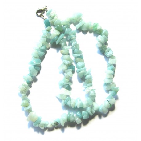 Splitterkette Amazonit 45 cm