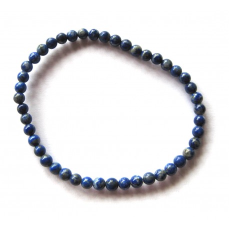 Kugel-Armband Lapislazuli 4 mm