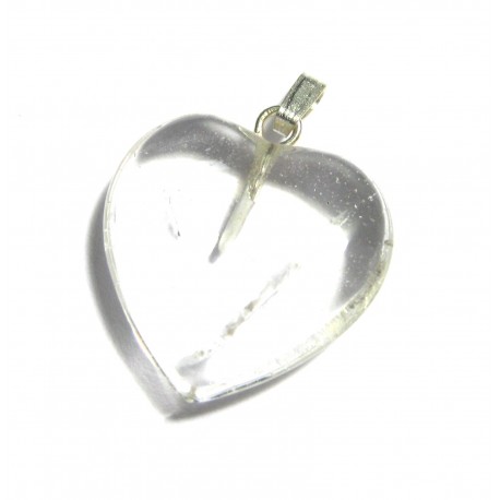 Herz 20 mm Bergkristall