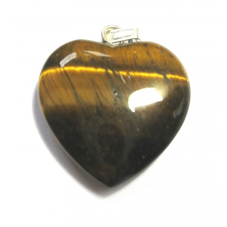 Herz 20 mm Tigerauge