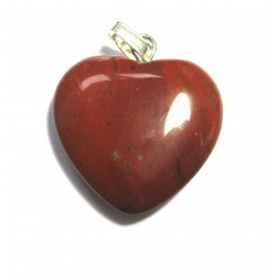 Herz 20 mm Jaspis rot