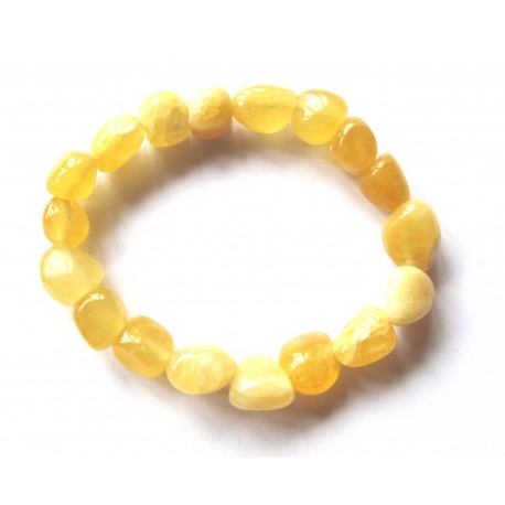 Nugget-Armband klein Calcit orange