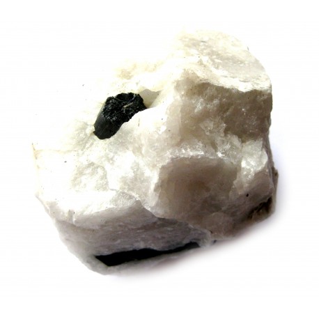 Turmalin schwarz in Quarz 7-10 cm Stück