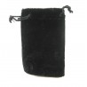 Samtbeutel 6,5x10 cm schwarz VE 50 Stück