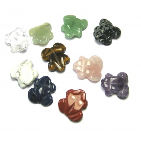 Frosch gebohrt Mischung 2,5 cm VE 10 Stück