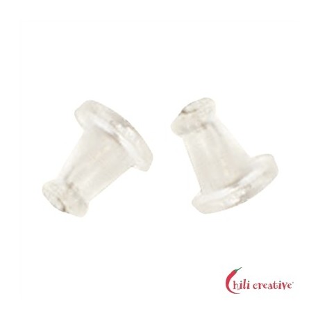 Ohrhaken-Sicherung 5 mm Silikon VE 20 Stück