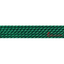 Perlfädelseide Synthetik grün Nr. 2 0,45 mm/2m + Vorfädelnadel