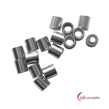 Crimp-Röhrchen 1,5 mm Silber VE 260 Stück