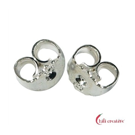 Ohrmutter Silber VE 12 Stück