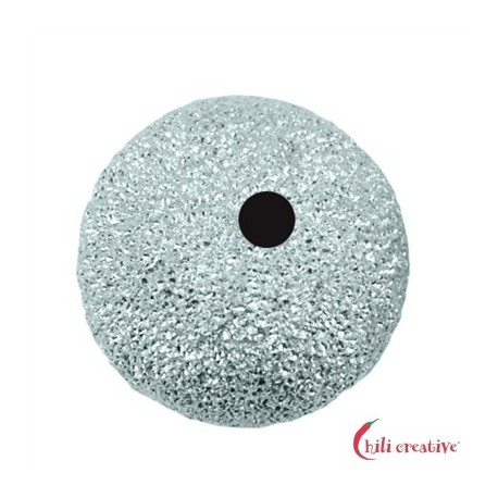 Kugel 6 mm Silber diamantiert VE 13 Stück