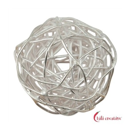 Draht-Kugel 10 mm Silber VE 3 Stück