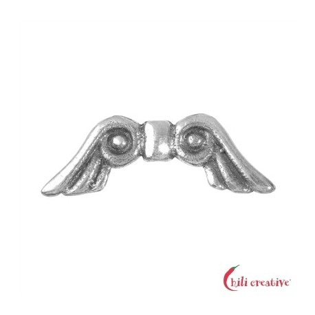 Flügel Märchen 15 mm (klein) Silber VE 4 Stück