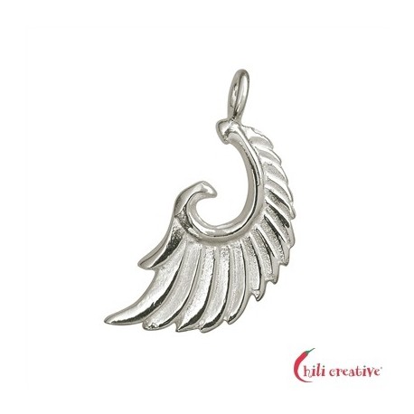 Flügel Aariel 21 mm Silber VE 2 Stück