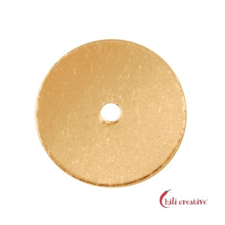 Scheibe 6 mm Silber vergoldet VE 45 Stück