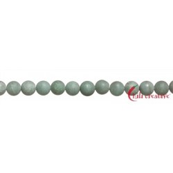 Strang Kugel Grünquarz matt 6 mm