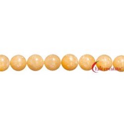 Strang Kugel Calcit orange 12 mm DERZEIT NICHT LIEFERBAR