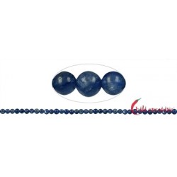 Strang Kugel Disthen (blau) stabilisiert AA 4 mm