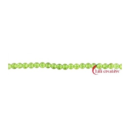 Strang Kugel Peridot A 5 mm